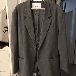 Gray Oversized Unisex Blazer